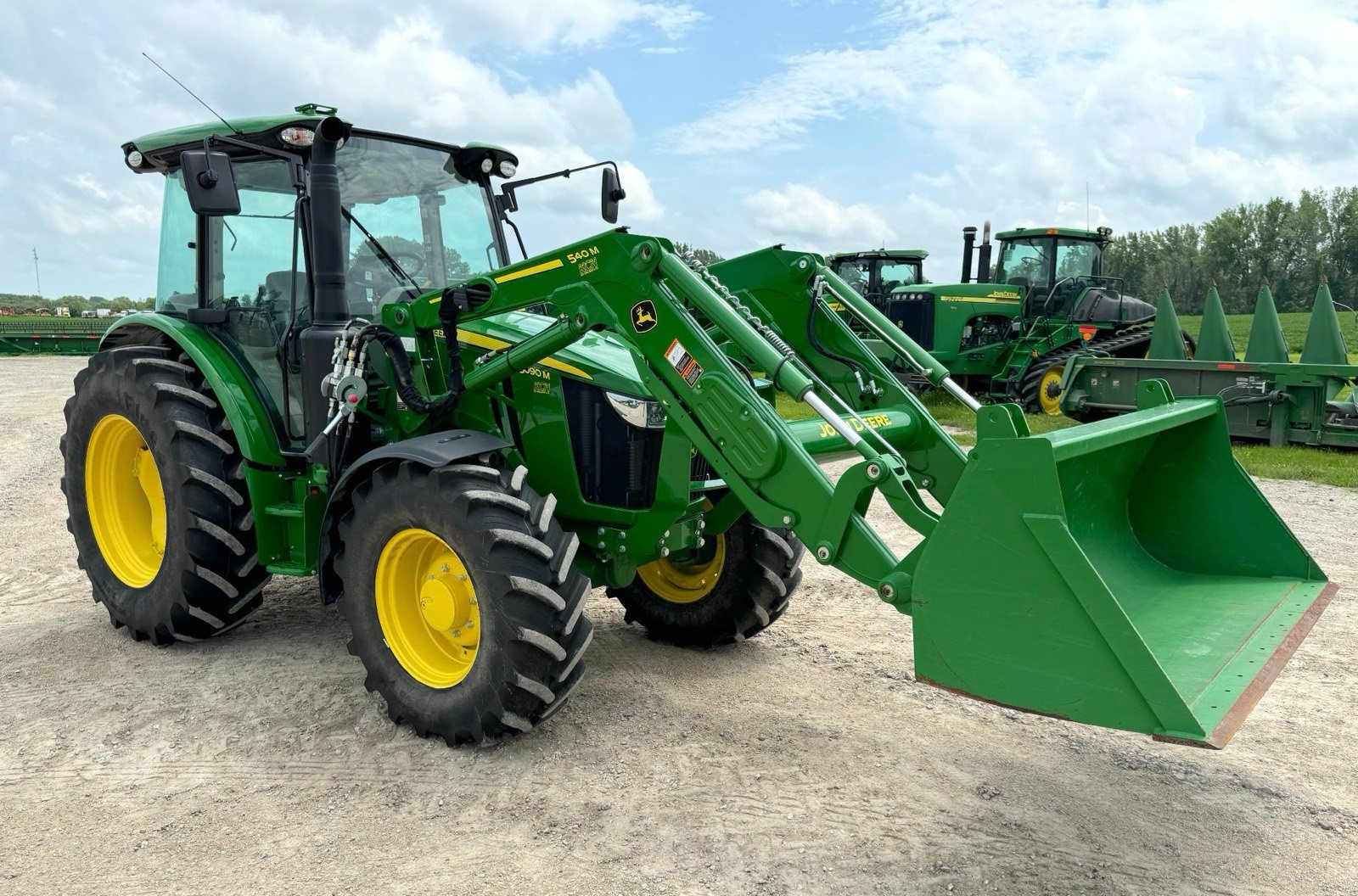 John Deere tractor at J&J Farm Equipment
