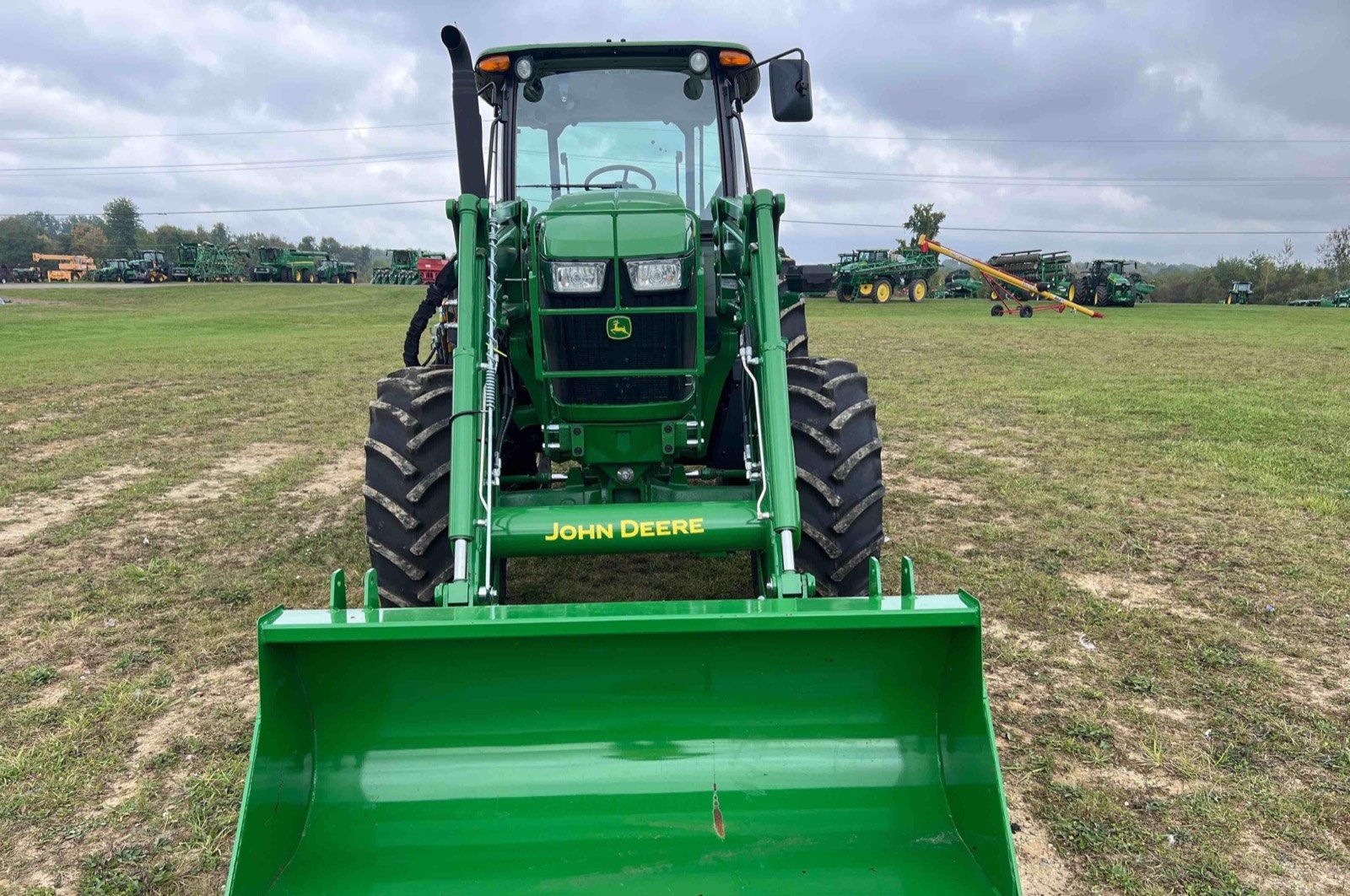 John Deere tractor at J&J Farm Equipment